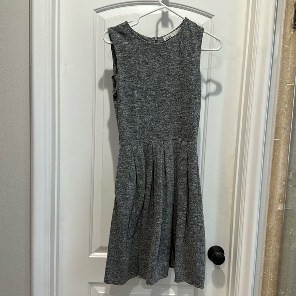 Heather Grey Madewell Dress w/pockets, size small